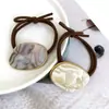 Anillos para el Cabello Elegantes y Simples de Estilo Francés Exquisitos Lujo Ligero Cuerda para el Cabello de Gama Alta Goma para el Cabello Cuerda para el Cabello Adulta Femenina