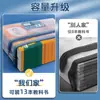 Bolsa para Archivos Clasificación por Tema de Malla de Doble Capa A4 Gran Capacidad Transparente Bolsa Portátil con Cremallera para Almacenamiento de Exámenes y Tareas de Estudiantes
