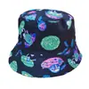Sombrero de Pescador Spider-man Transfronterizo Comercio Exterior Puntada Dibujo Animado Mickey Sombrero de Sol Sombrero tipo Cubeta Estampado Mario para Hombres y Mujeres