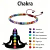 Pulsera de Cristal de Fábrica de Comercio Exterior Pulsera de Cuerda Tejida a Mano de Doble Capa Estilo Bohemio Pulsera de Cristal Transfronteriza