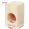Caja Vacía de Madera Maciza 4 pulgadas 5 pulgadas 6.5 pulgadas 8 pulgadas Caja Vacía para Altavoz Caja de Estantería de Madera de Dos Vías Altavoz de Laberinto de Rango Completo