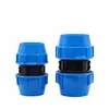 Conector Rápido de PE Codo Tes Unión Recta Conector Rápido Rosca Hembra Rosca Macho Tapón Válvula de Bola de PE Riego Conectores Rápidos Unión