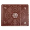 Almofada de silicone de 50*40 cm, almofada de amassar, resistente a altas temperaturas, superfície de cozimento antiderrapante e almofada de superfície antiderrapante, tábua de corte antiaderente