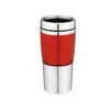 Taza de agua portátil de acero interior de plástico para coche, taza de agua de viento simple para oficina en casa, taza de beber moderna nueva de acero inoxidable