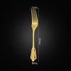 Cuchillo y tenedor de palacio de acero inoxidable 304 de alta calidad transfronterizos, cuchara, vajilla dorada con relieve vintage, cuchillo y tenedor para carne de restaurante occidental