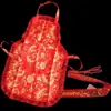 Par de Bodas con Cinturón Rojo, Estilo Nuevo con Cremallera, Envoltura de Cintura para Novio y Novia, Puede Sostener el Par de Bodas, Festivo
