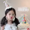 Tiara de Cabelo para Festa de Aniversário Infantil Acessório de Cabelo Princesa Fofa para Meninas Chapéu de Bebê de Um Ano Presilha Tiara Acessórios de Cabelo Presilha