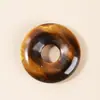 Colgante de paz de piedra natural, finamente tallado, regalo para el Festival Qixi, colgante de paz de ágata de cristal, accesorios para joyería DIY