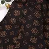 Novo Tecido Floral Geométrico Azul Real Estilo Chinês, Tecido Jacquard Peônia Pequena de Seda Acetato Pesado Xiangyun para Vestido Cheongsam
