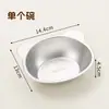 Tazón de acero inoxidable para gato, tazón de comida para gato, tazón de comida para mascotas, tazón de agua, tazón de comida, tazón para perro mascota, tazón inclinado para proteger la columna cervical