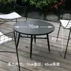 Mesas y Sillas de Exterior para Patio, Balcón, Cafetería de Té con Leche, Casa de Huéspedes de Ocio de Moda al Aire Libre, Juego de Mesa y Sillas de Jardín Impermeables de Hierro Forjado