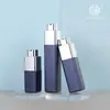 Garrafa Plástica a Vácuo Quadrada Atacado 15ml 30ml 50ml Garrafa a Vácuo Rotativa para Loção Frasco de Embalagem para Loção de Creme para os Olhos