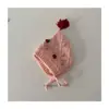 Sombrero de Lana Tejido Hecho a Mano con Borlas Estilo Coreano para Niños Protección para los Oídos Otoño e Invierno Cálido y Lindo para Bebé Sombrero Puntiagudo Venta al por Mayor