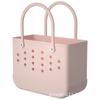 Cesta Estampada Multicolor Bolso Moderno Simple de Agujeros Eva Bolsa de Cosméticos Bolso de Mano para Mujer Bolso de Playa Eva Spot