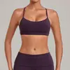 Ropa de Yoga Fitness QiuSha que Realza la Belleza con Espalda Cruzada, Usable para Correr, Sujetador de Yoga, Sensación de 'Casi Nada', Ropa Interior Deportiva de Secado Rápido 4686