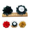 Versão coreana do casamento de tecido de flor de borda queimada com acessórios de flores acessórios para o cabelo acessórios de chapéu jóias fabricantes de bricolage