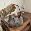 Moda Casual Comércio Exterior Bolsa Feminina Moda Bolsa de Ombro 2025 Nova Tendência Simples Retrô Popular Melard Bolsa de Braço