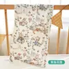 Toalha de Saliva para Bebê de Gaze Bolha Seis Camadas Classe A, Lenço de Desenho Animado para Recém-nascido, Toalha Quadrada, Produtos para Bebê