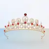 Joyería Daimei Transfronteriza Retro Corona Tiara Diadema de Boda Corona Nupcial Joyería para Sesiones de Fiesta Fabricante de Venta Directa