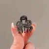Pinza de Garra Pequeña y Exquisita con Pedrería de Estrellas de Cinco Puntas Mini, Pinza para Flequillo, Pinza Lateral, Pasador de Princesa, Pequeño Accesorio para el Cabello para Mujeres