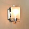 Lámpara LED minimalista moderna lámpara de pared lámpara de noche lámpara de pared de noche vidrio cabezal único pasillo de habitación de hotel lámpara de noche