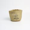 Venta de fábrica bolsa de fondo redondo de tela de yute bolsa de almacenamiento impermeable ornamental para macetas bolsa de tela de lino para plantas verdes al por mayor