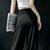 Pantalones de Pierna Ancha con Protección Solar Negra para Mujer Verano 2026 Nuevos de Cintura Alta Adelgazantes para Personas Bajas Primavera Otoño Fitness Yoga Pantalones Deportivos