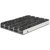 Alfombrillas de Aleación de Aluminio para Centros Comerciales, Supermercados, Hoteles, Felpudos Exteriores para Limpiar Barro, Alfombrillas Comerciales para Entrada Directamente Colocables Embebidas