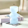 Jarrón de Cristal de Color Vintage Estilo Francés Adorno de Escritorio para Sala de Estar, Arreglo Floral de Nicho Decoración Tipo Flor Hidropónica