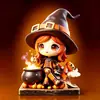 Adornos de Madera de Halloween Estilo Europeo y Americano, Decoraciones de Atmósfera Festiva, Adornos de Escritorio, Regalos Preferidos y Adornos Artesanales