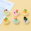 Nuevos Juguetes de Comida tipo Smoothie de Dibujos Animados Creativos Hechos a Mano DIY Pegamento de Crema Accesorios de Resina Pequeños Accesorios Materiales para Joyería Al por Mayor