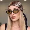 Gafas de Sol para Mujer con Marco de Diamante Estampado de Leopardo Moda Ins Estilo Callejero Gafas de Metal Modernas Geniales Lujo Ligero Sensación de Alta Gama Gafas de Sol