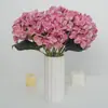 46 piezas de flores artificiales, hortensias de lámina de gel hidratante con tacto 3D, flores falsas para decoración del hogar y de bodas, venta al por mayor de alta gama