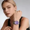 Reloj para Mujer 2026 con Esfera Naranja y Ventana de Calendario, Correa de Cadena, Reloj de Marca de Alta Gama para Mujer