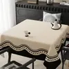 Mantel cuadrado estilo vintage, lavable, impermeable, a prueba de aceite, mantel cuadrado de PVC para comedor, tapete cuadrado para mesa de centro estilo retro francés