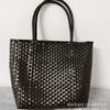 Comercio exterior exportación bolsa tejida a mano de gran capacidad Bolso de mano moda simple bolso de hombro bolsa de estudiante cesta portátil bolsa de playa