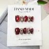 Manicure Personalizada de 10 Peças Codificada Feita à Mão, Adesivos de Unha Doces, Estilo de Luxo Acessível, Venda Direta da Fábrica Adesivos de Unha Usáveis