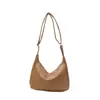 Bolso de axila para mujer modelo nuevo 2026 transfronterizo, bolso de hombro para mujer versátil de moda de alta gama, estilo casual vintage de otoño e invierno
