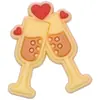 Día de San Valentín Comercio Electrónico Transfronterizo DIY Accesorios para Joyería Broche Pasador Funda de Teléfono Decoración Plana Parche de Goma Suave en Forma de Corazón