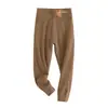 Calça térmica infantil, calça de outono de camada dupla espessa de cintura alta, roupa íntima de inverno para meninos, calça de lã de seda, essencial para uniforme escolar de meninas