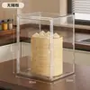 Caixa de Armazenamento de Alimentos à Prova de Poeira Transfronteiriça, Rack de Exibição Totalmente Transparente, Armário de Armazenamento de Sacos, Caixa de Exibição de Figura Lbubu Extra Grande