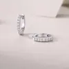 Pendientes de Moda Ins de Nicho Europeos y Americanos Plata de Ley 925 Pendientes Libres de Color Moissanita Pendientes Transfronterizos de Lujo Ligero de Alta Gama
