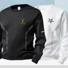 Envío RápidoCamiseta de Manga Larga con Cuello Redondo, Holgada y Gruesa, para Otoño e Invierno, Talla Grande, Versátil