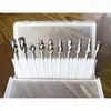 Cabezal de Lijado de Acero de Tungsteno Más Vendido del Fabricante Cuchillo para Tallado Artístico de 3 mm Juego de Cabezales de Lijado Eléctricos Lima Rotatoria de Aleación Dura en Stock