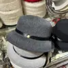 Sombrero de Cubo para Protección Solar de Primavera y Verano, Sombrero de Pescador Coreano con Lazo para Mujer, Sombrero de Sol Tejido Transpirable para Exteriores con Ala Ancha
