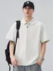 Ropa para Hombre Fengshe / Nuevo Polo de Manga Corta para Hombre Verano 2026 con Cuello Camisero y Textura Jacquard, Camiseta Casual