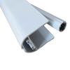 Cortina de Gaze Macia Personalizada Acessórios para Cortina Rolô Trilho Inferior em Forma de U com Tubo Redondo Acessórios para Cortina Rolô Manual Cortina Rolô Janela de Sacada