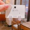2025 Nuevo Estilo Zircón Pendientes de Flor Simple para Mujer Aguja de Plata Estilo Coreano Sentido de Alta Gama Exquisitos Pendientes Combinables Joyería