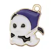Transfronterizo 125 Goteo de aceite Fantasma de Halloween Calavera Murciélago Muerte Colgante DIY Pulsera Llavero Colgante de Joyería