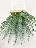 Folhas de Eucalipto Artificiais Verdes para Plantio 38cm Folhas de Eucalipto Individuais Buquê de Flores Verdes para Plantio Flores Decorativas para Casa Transfronteiriças